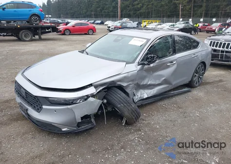 2023 Honda Accord Hybrid Touring из США, поврежденный, VIN 1HGCY2F82PA056509
